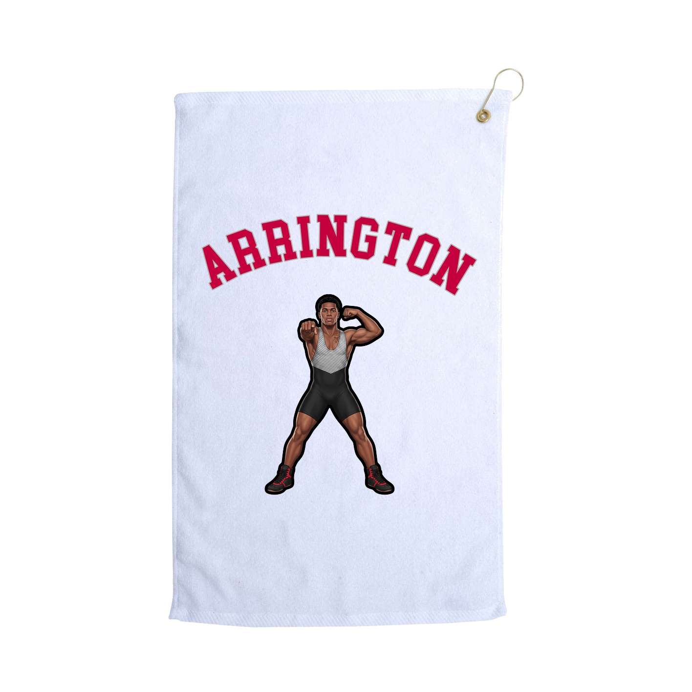 Golf Towel — Shirsey Arch in White