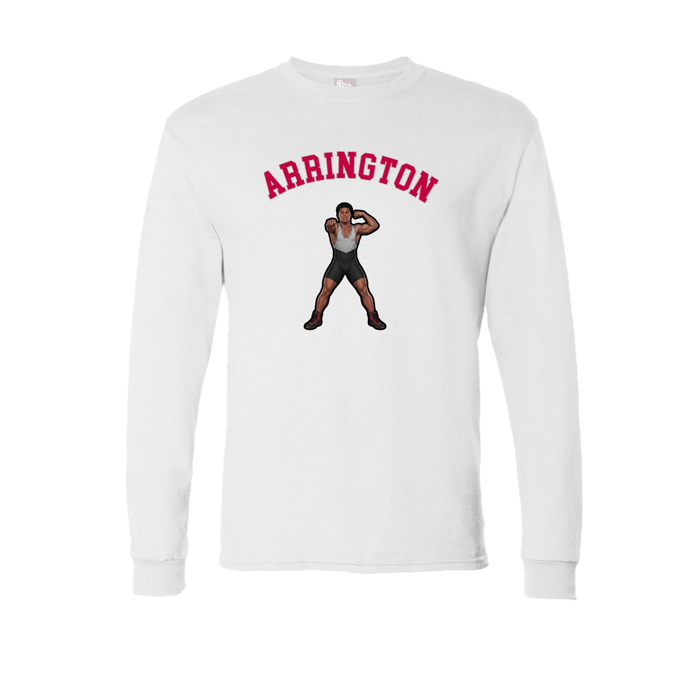 Long Sleeve Tee — Shirsey Arch in White