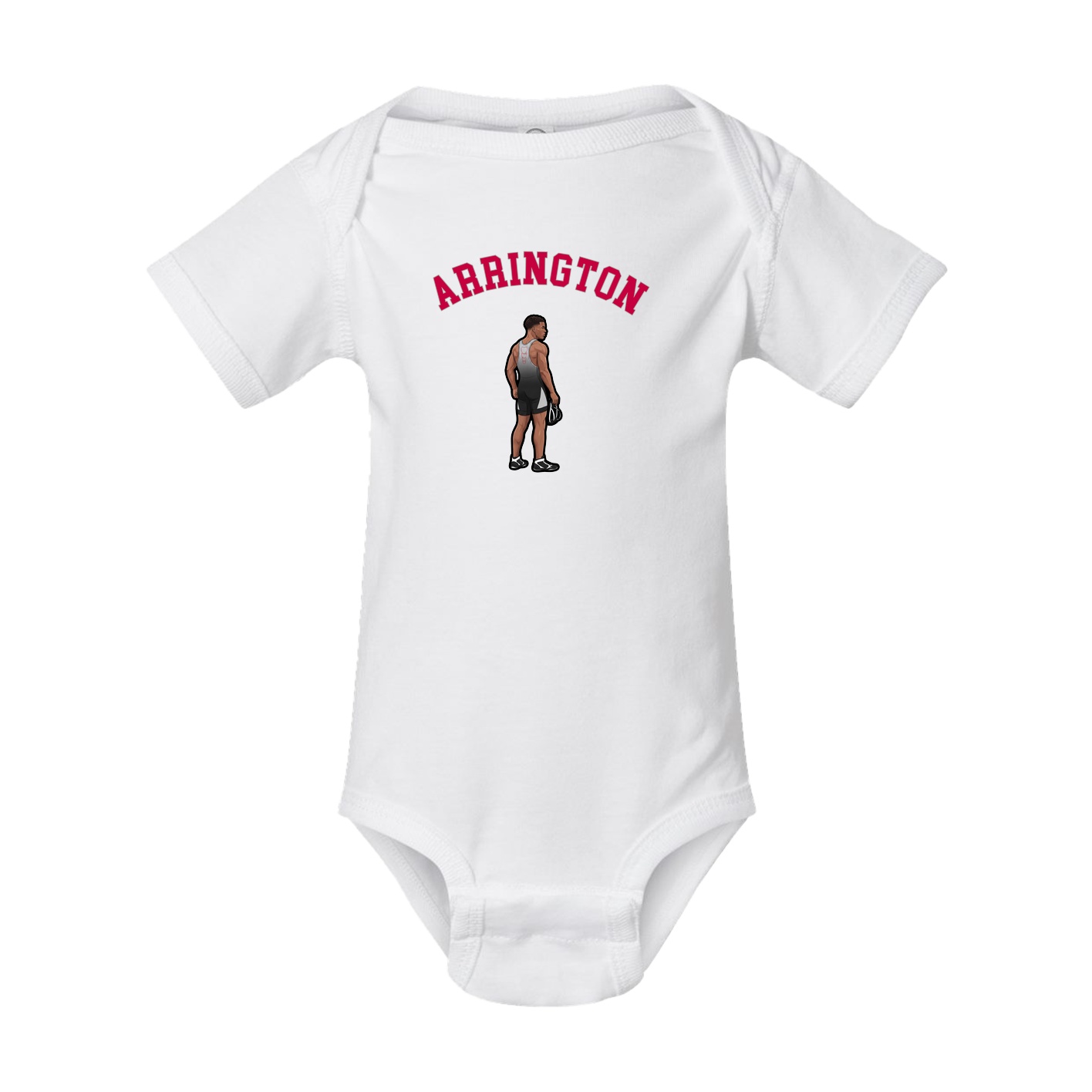 Baby Onesie — Shirsey Arch in White