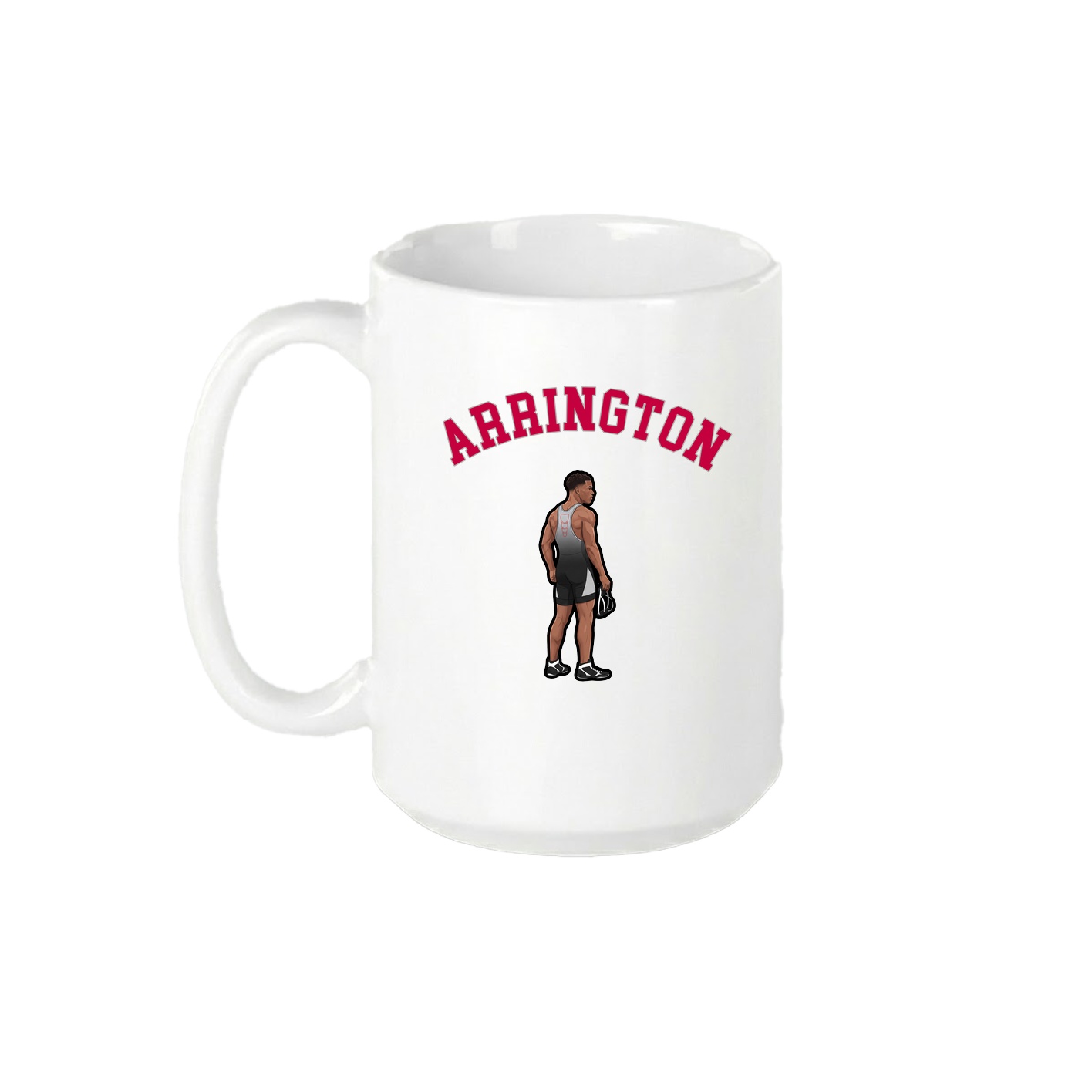15oz Coffee Mug — Shirsey Arch in White