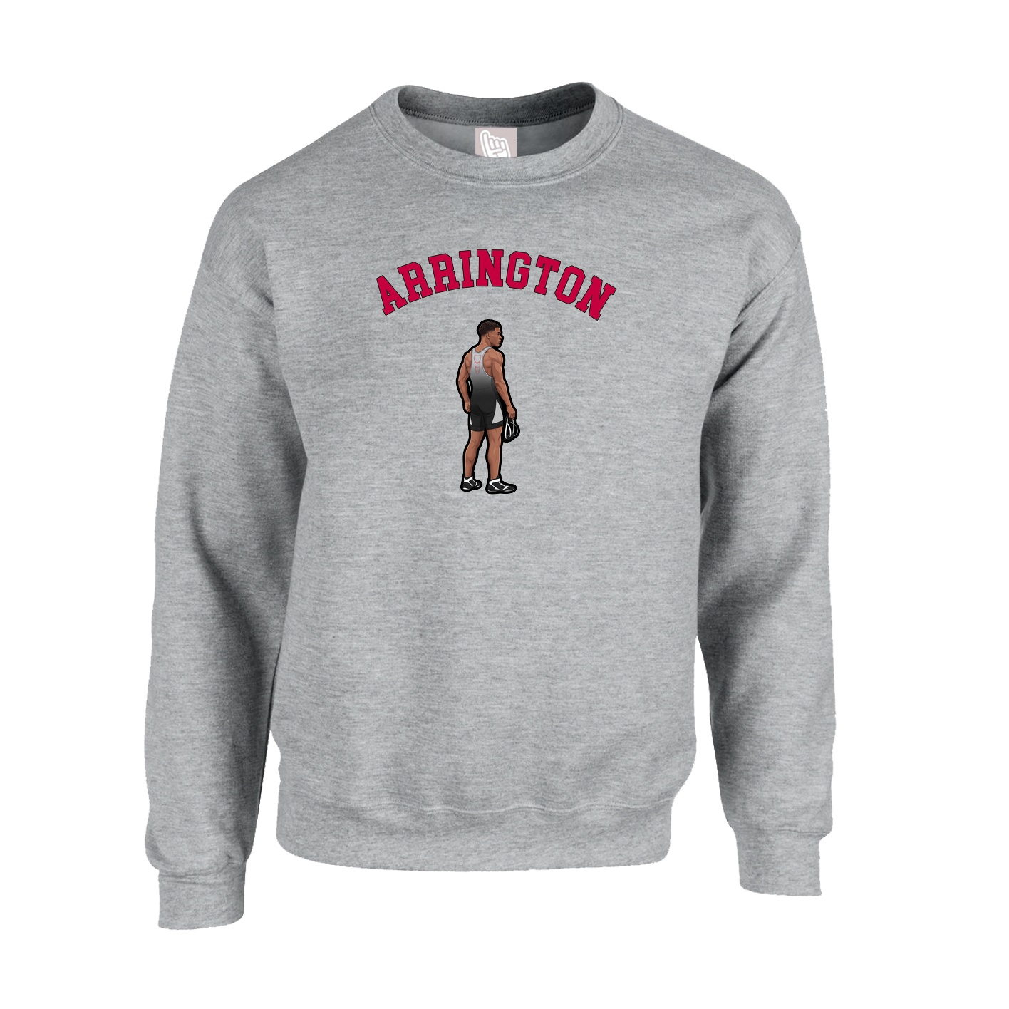 Fleece Crew — Shirsey Arch in Grey