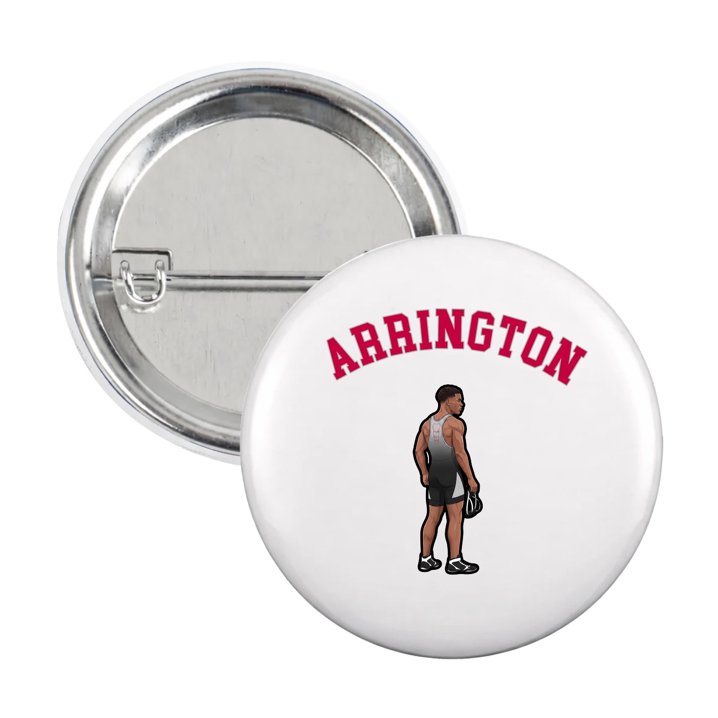 Game Day Button — Shirsey Arch in White