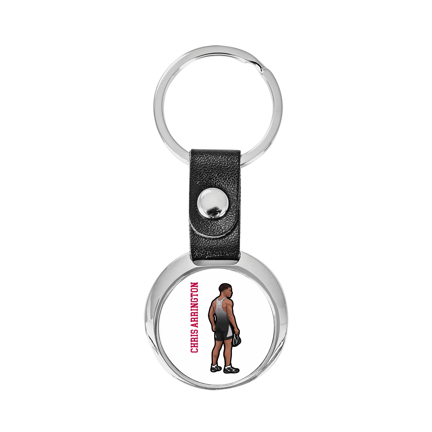 Key Chain — Name Vertical in Classic
