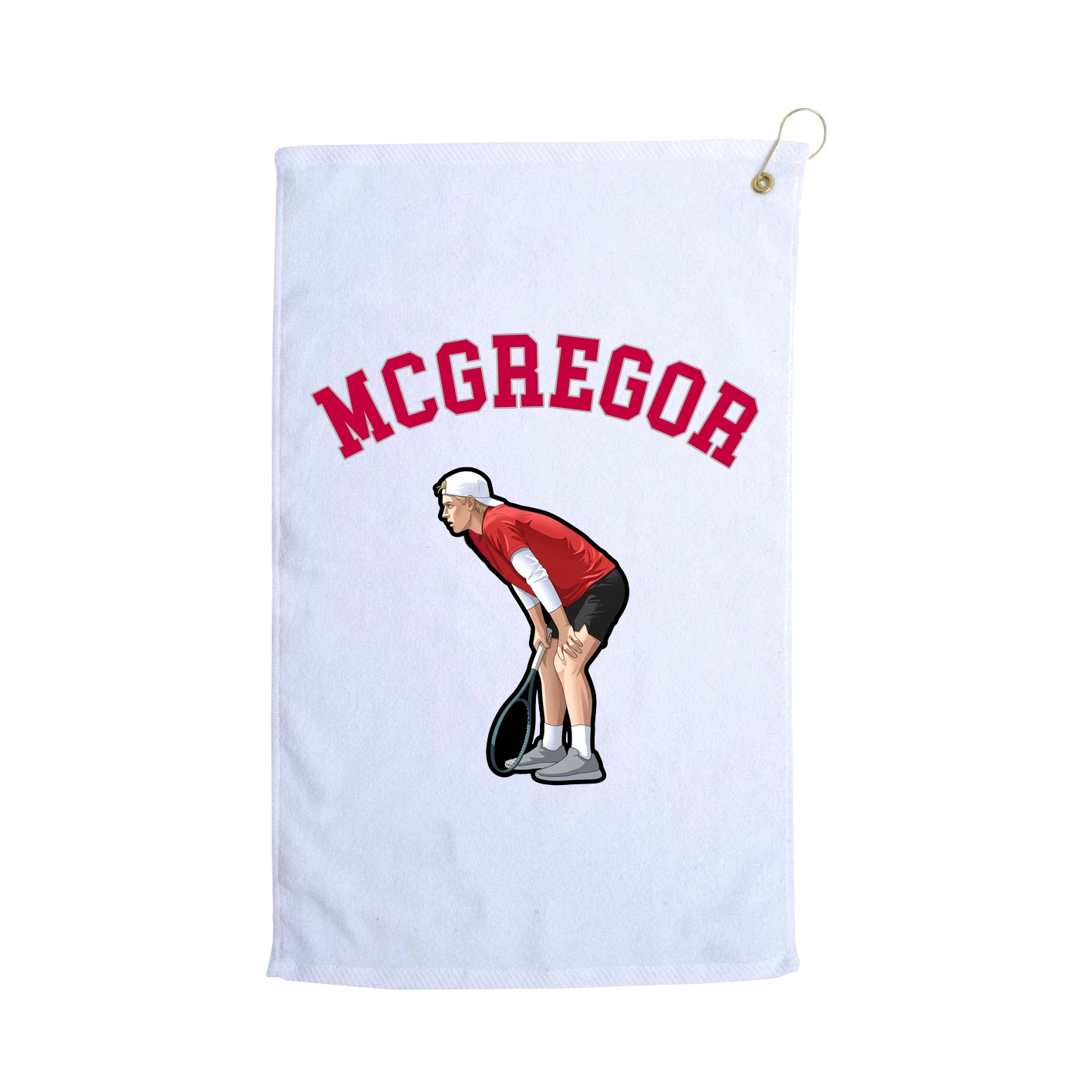 Golf Towel — Shirsey Arch in White