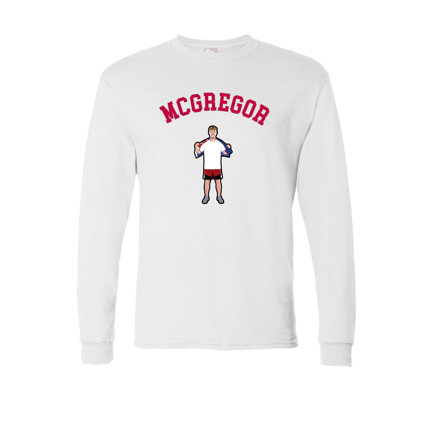 Long Sleeve Tee — Shirsey Arch in White