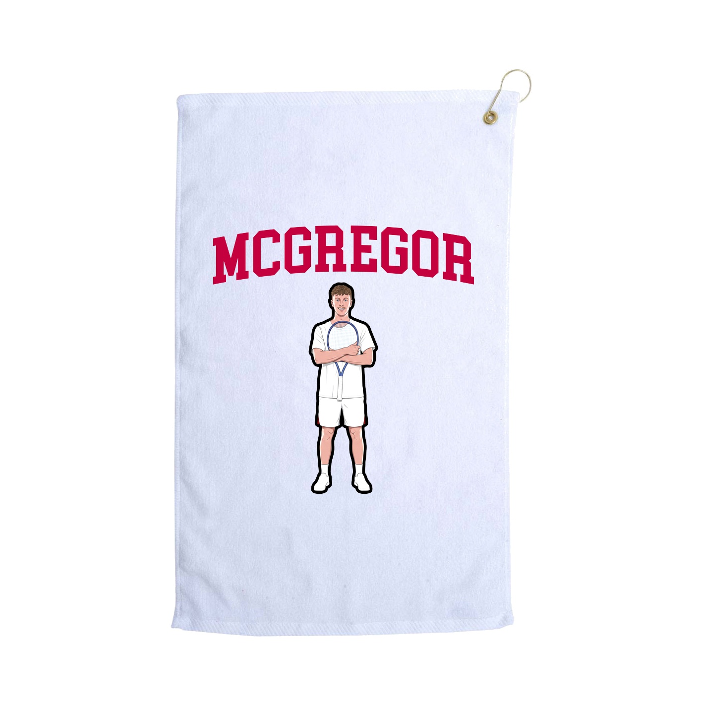 Golf Towel — Shirsey in White
