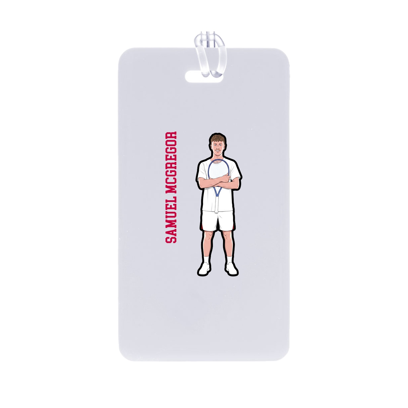 Bag Tag — Name Vertical in Classic