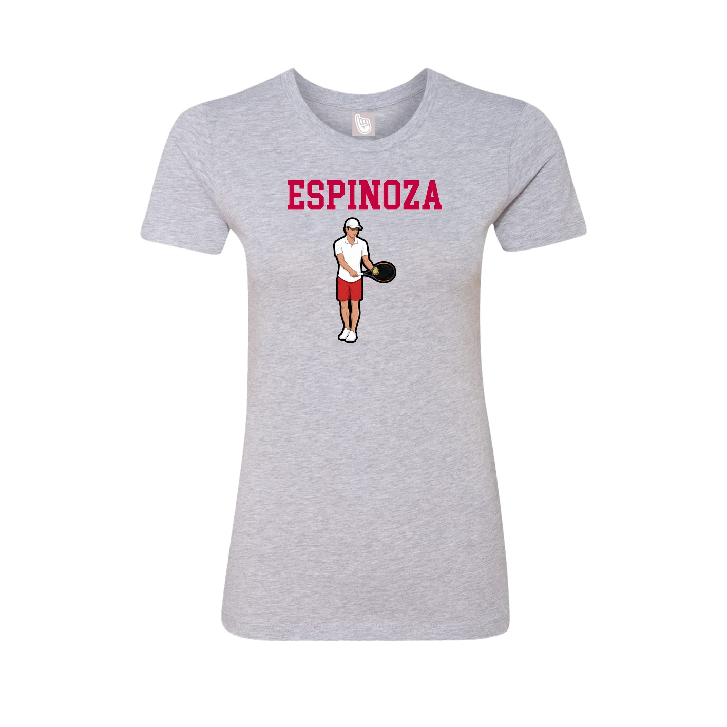 Fitted Women's Tee — Shirsey in Grey