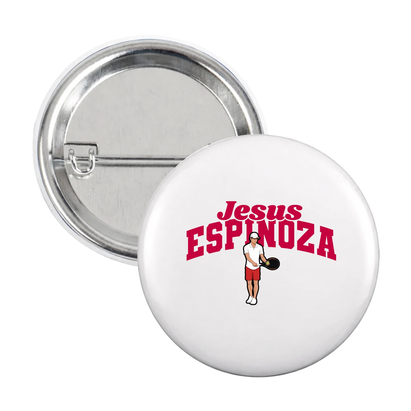 Game Day Button — Signature Arch in White