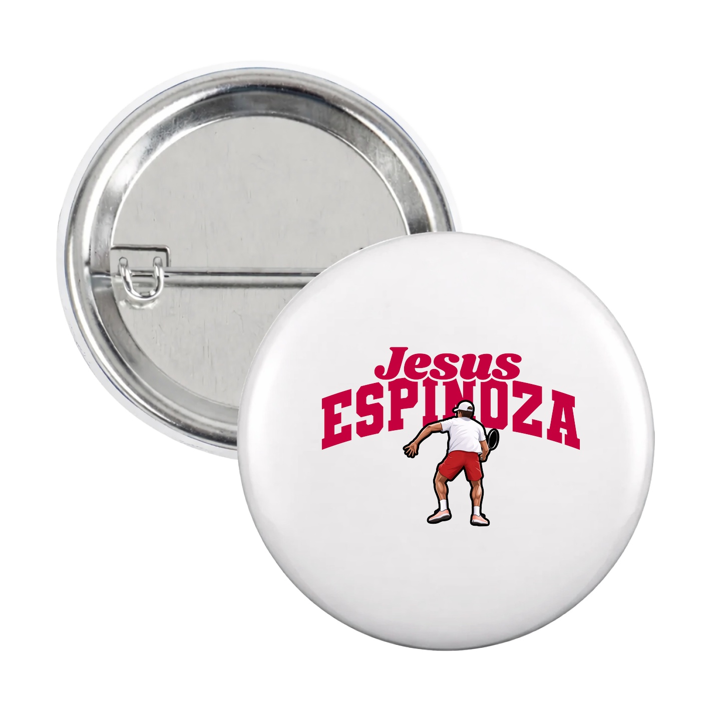 Game Day Button — Signature Arch in White