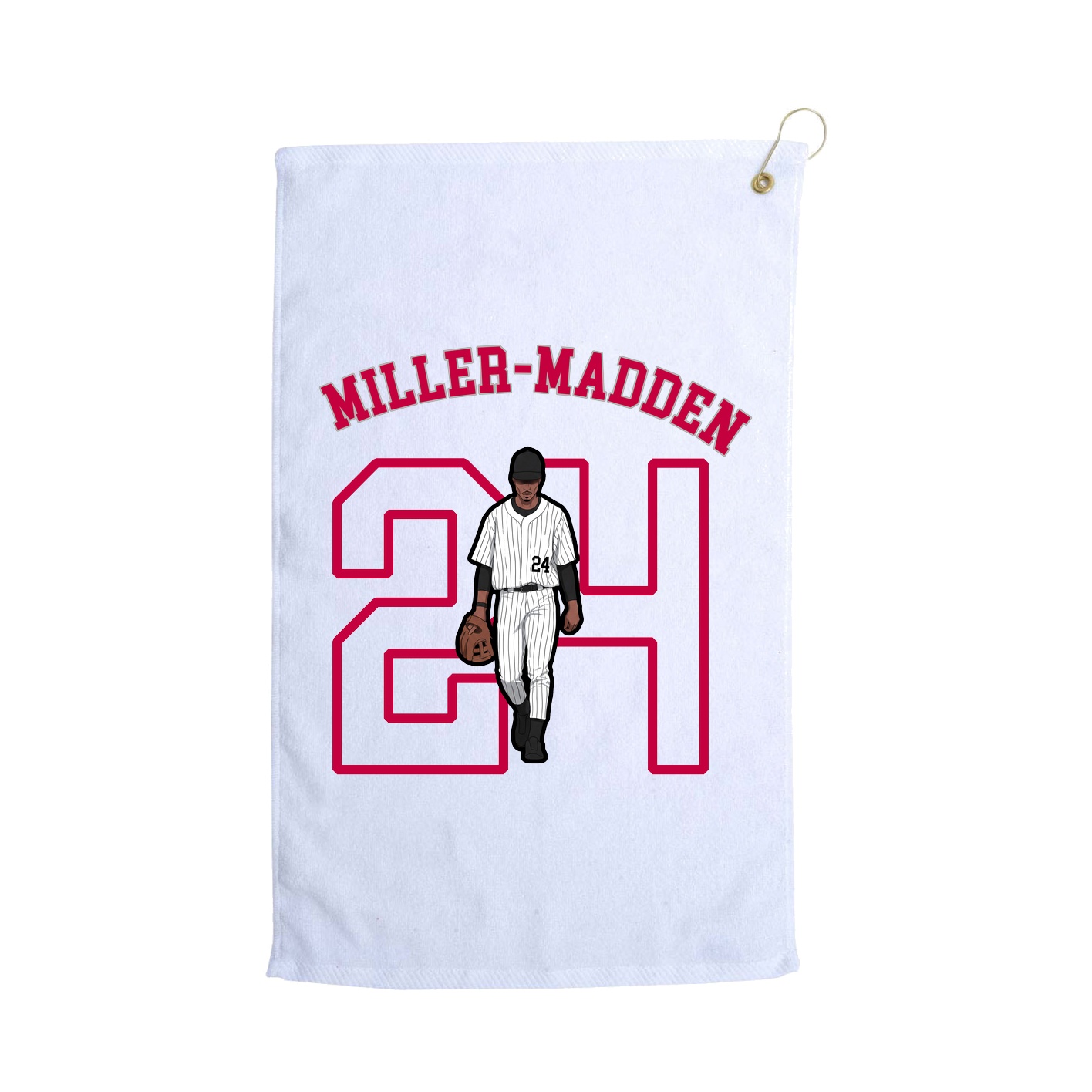 Golf Towel — Shirsey Arch in White