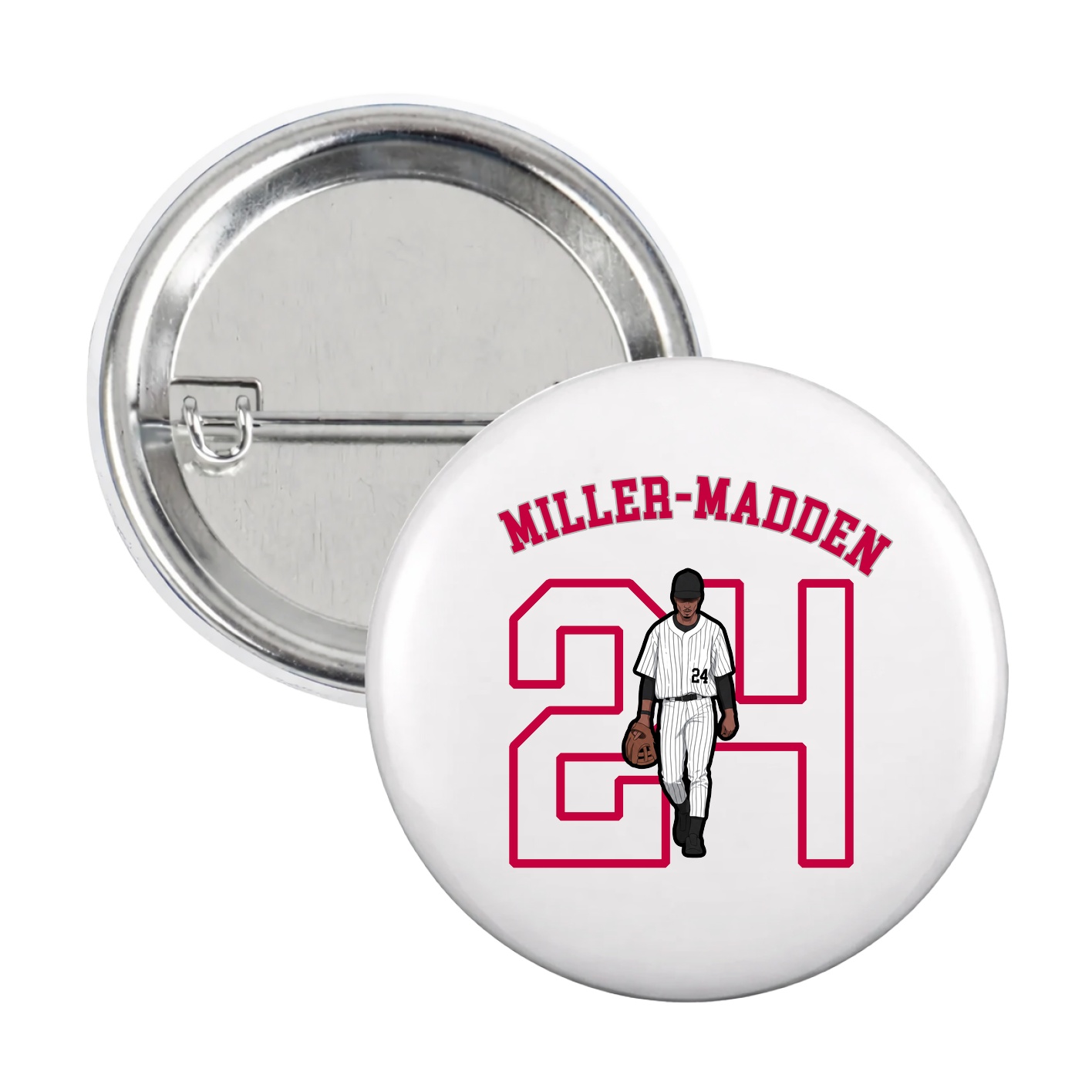 Game Day Button — Shirsey Arch in White