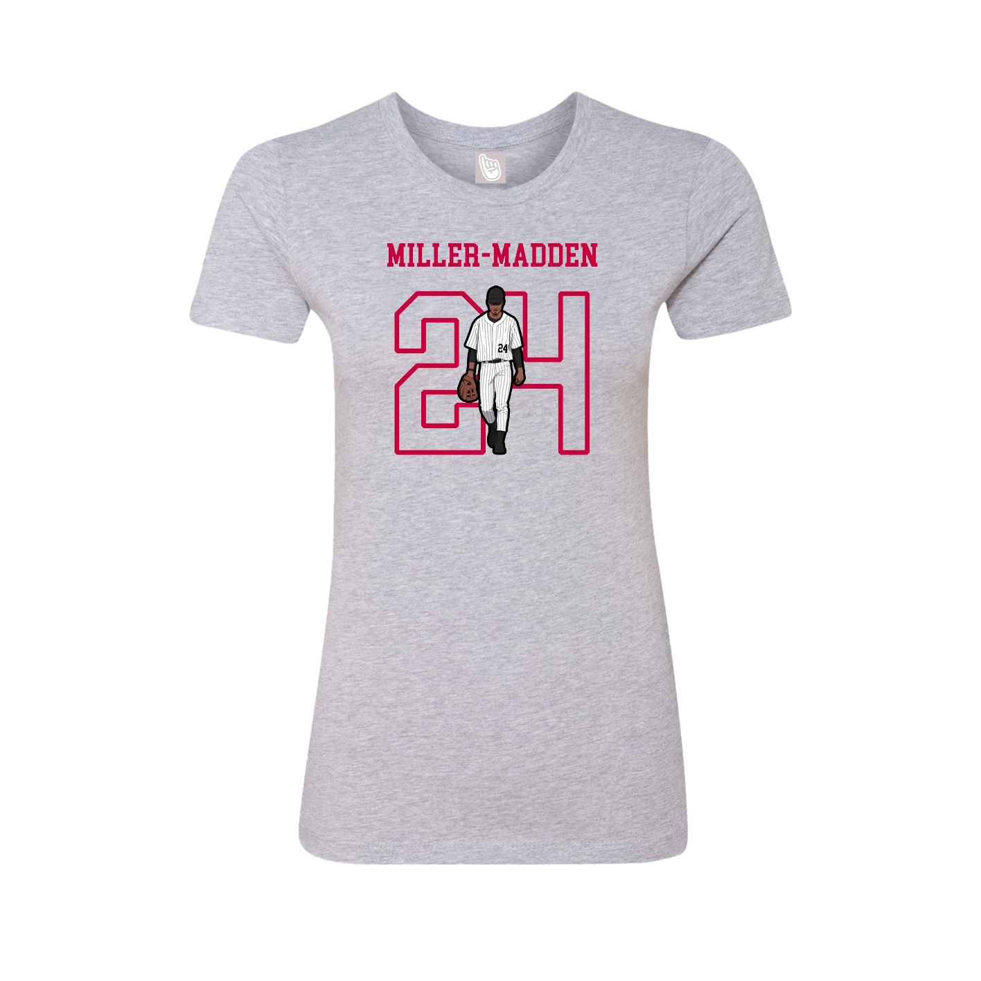 Fitted Women's Tee — Shirsey in Grey
