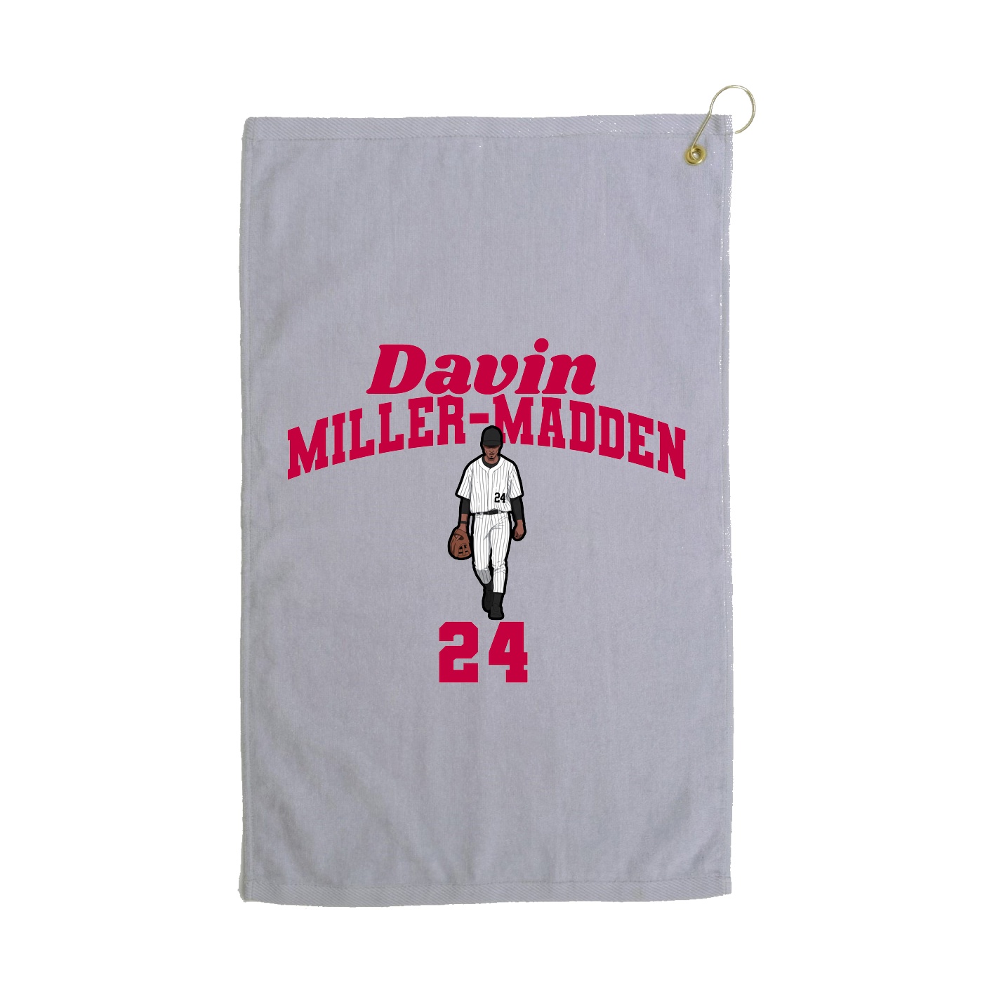 Golf Towel — Signature Arch in Grey