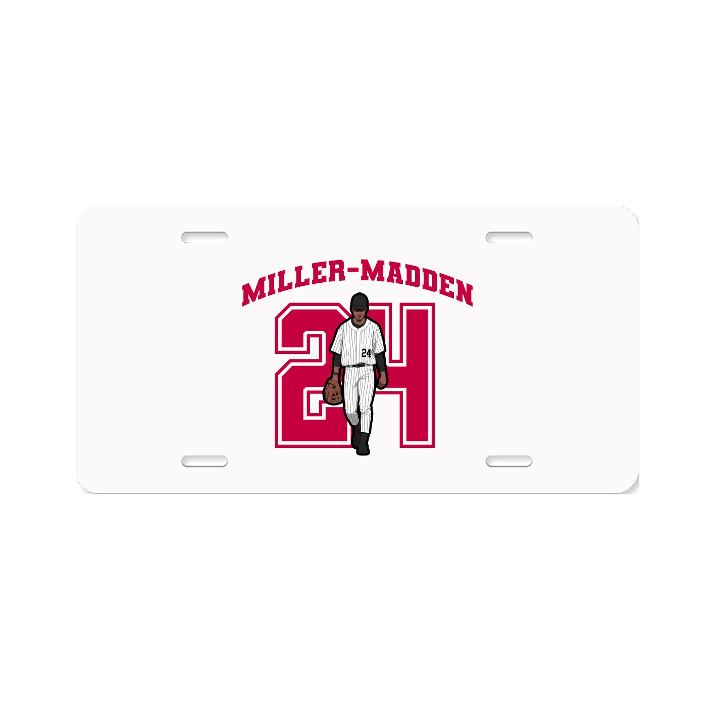 License Plate — Number in Classic