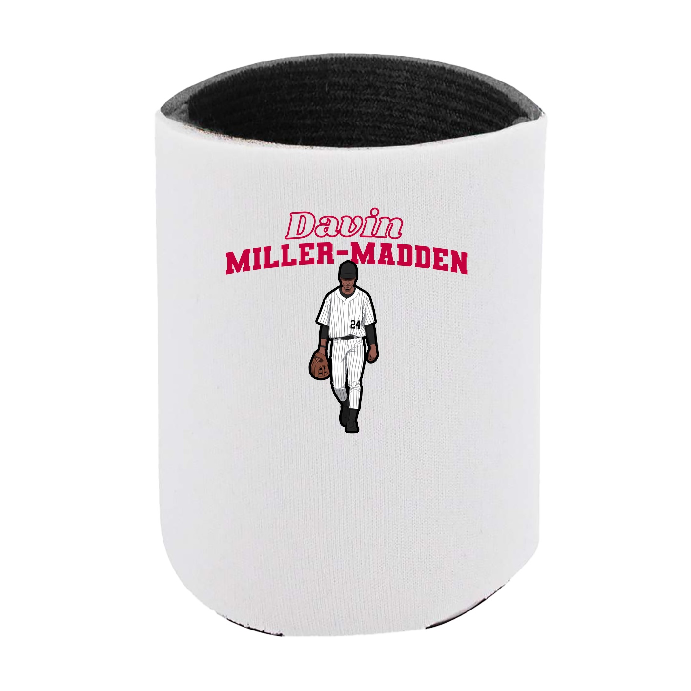 Can Holder — Name Arch in White