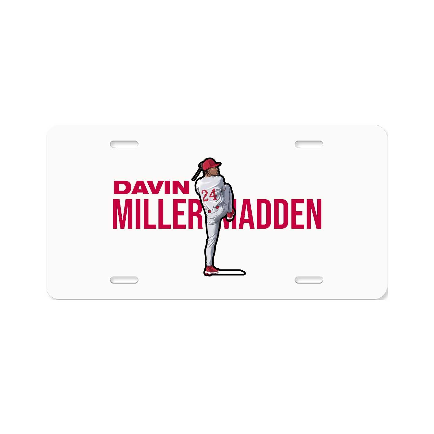 License Plate — Player Name in Classic