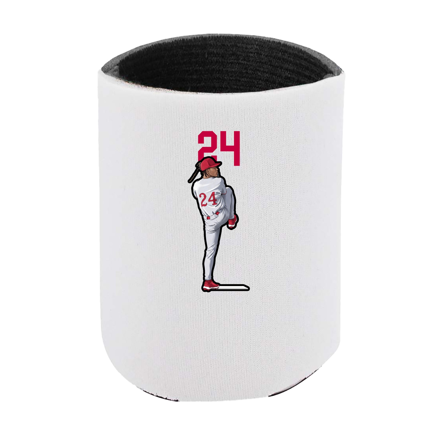 Can Holder — Number Top in White