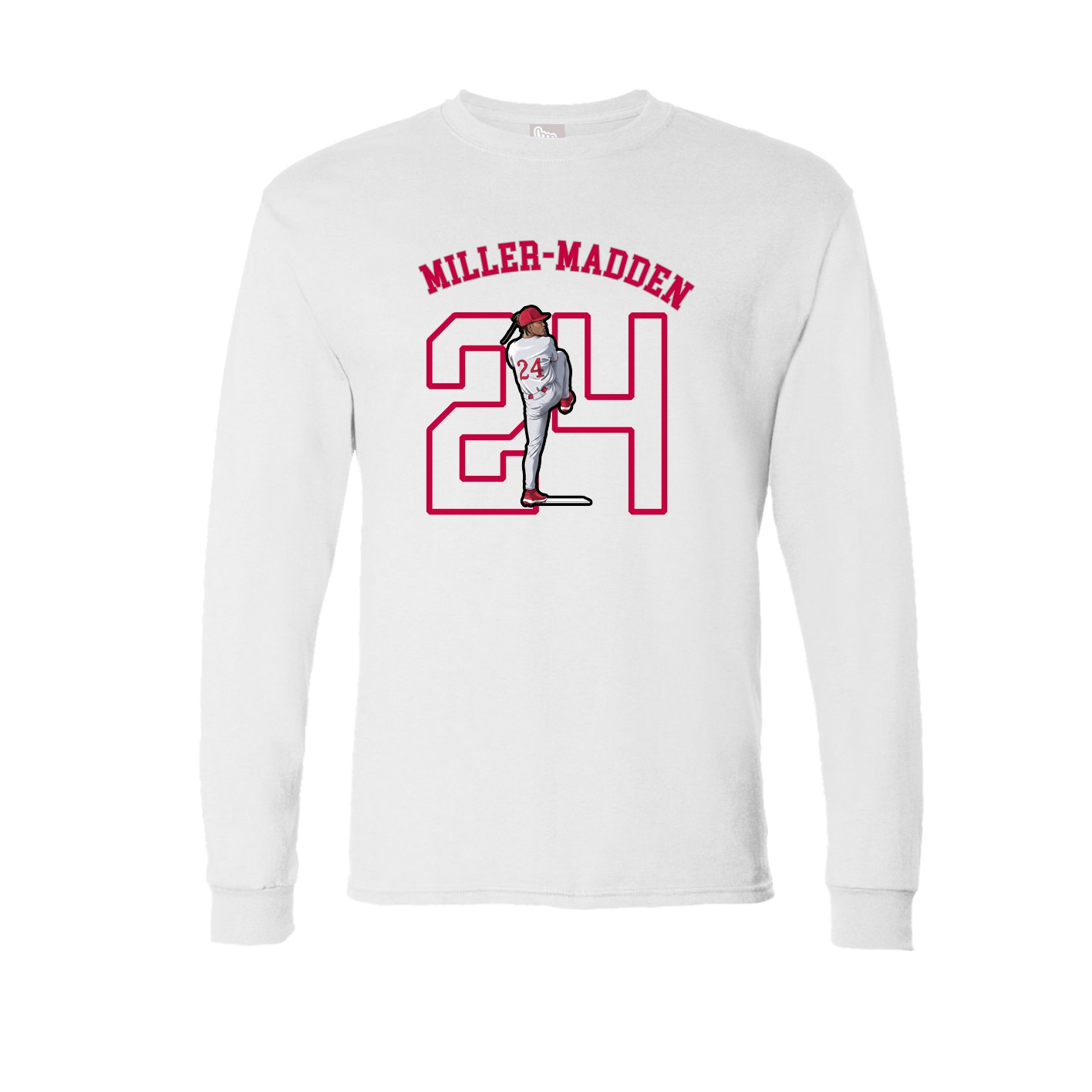 Long Sleeve Tee — Shirsey Arch in White
