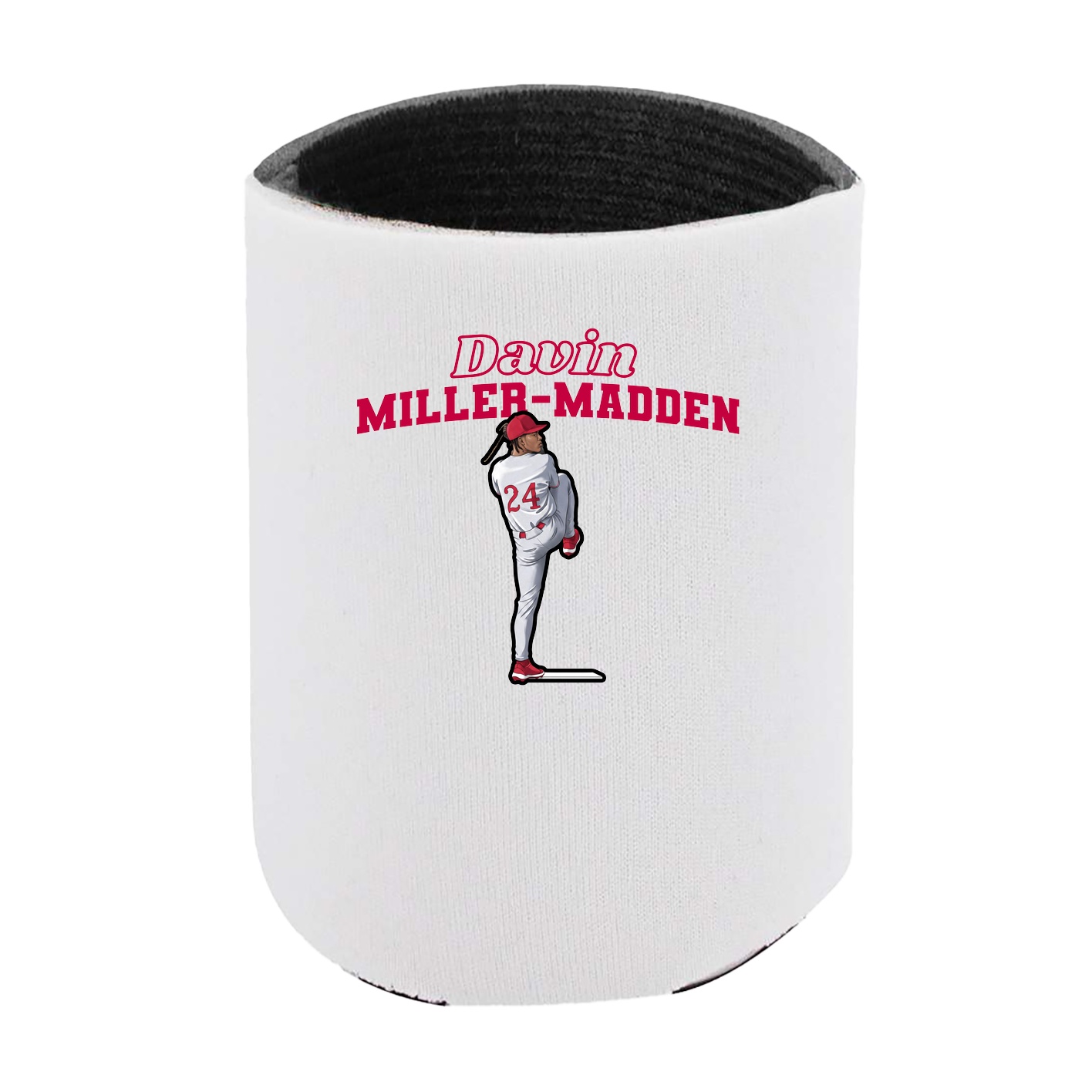 Can Holder — Name Arch in White