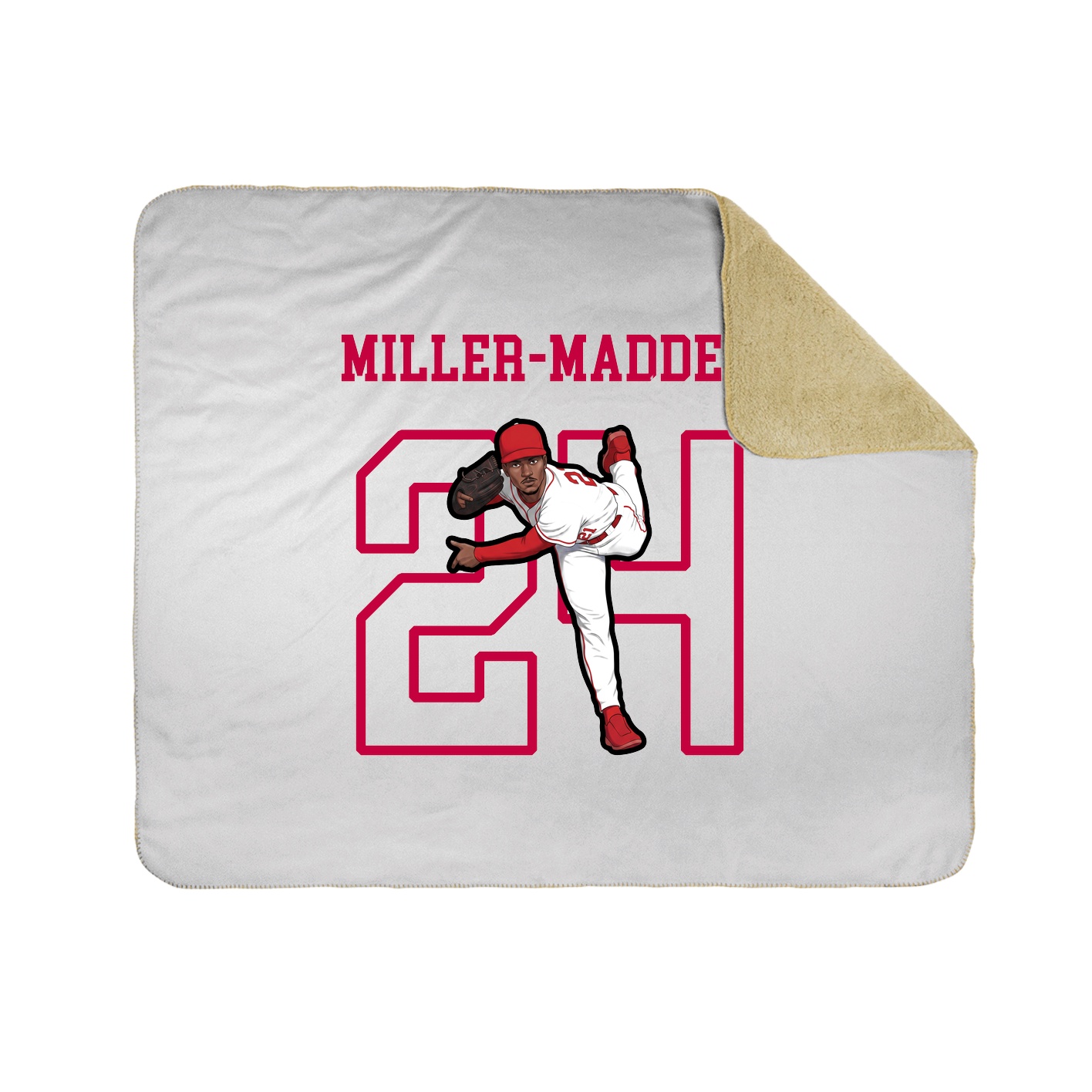 Throw Blanket — Shirsey in White