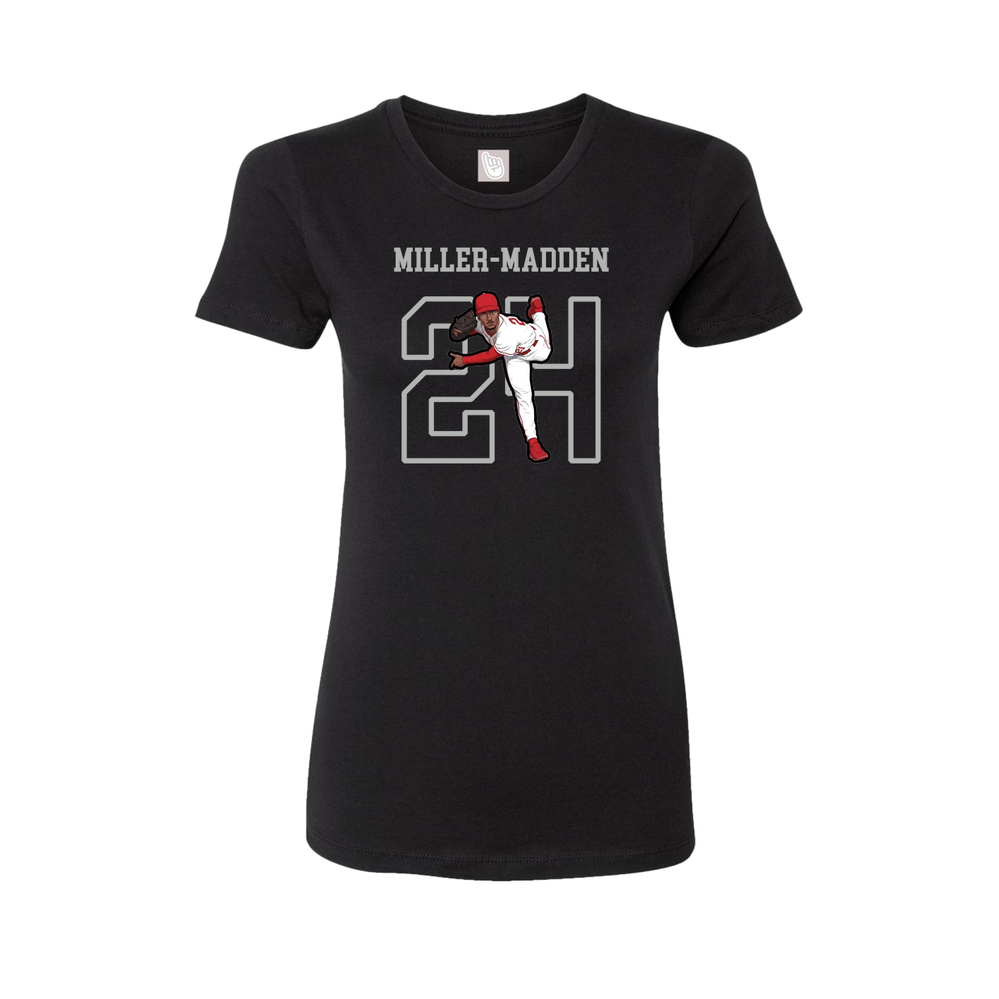 Fitted Women's Tee — Shirsey in Black