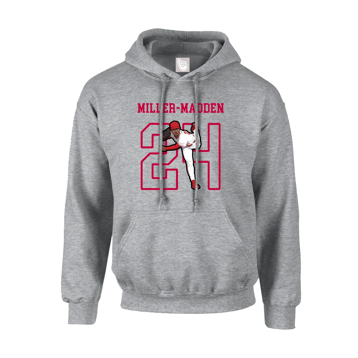 Hoodie — Shirsey in Grey