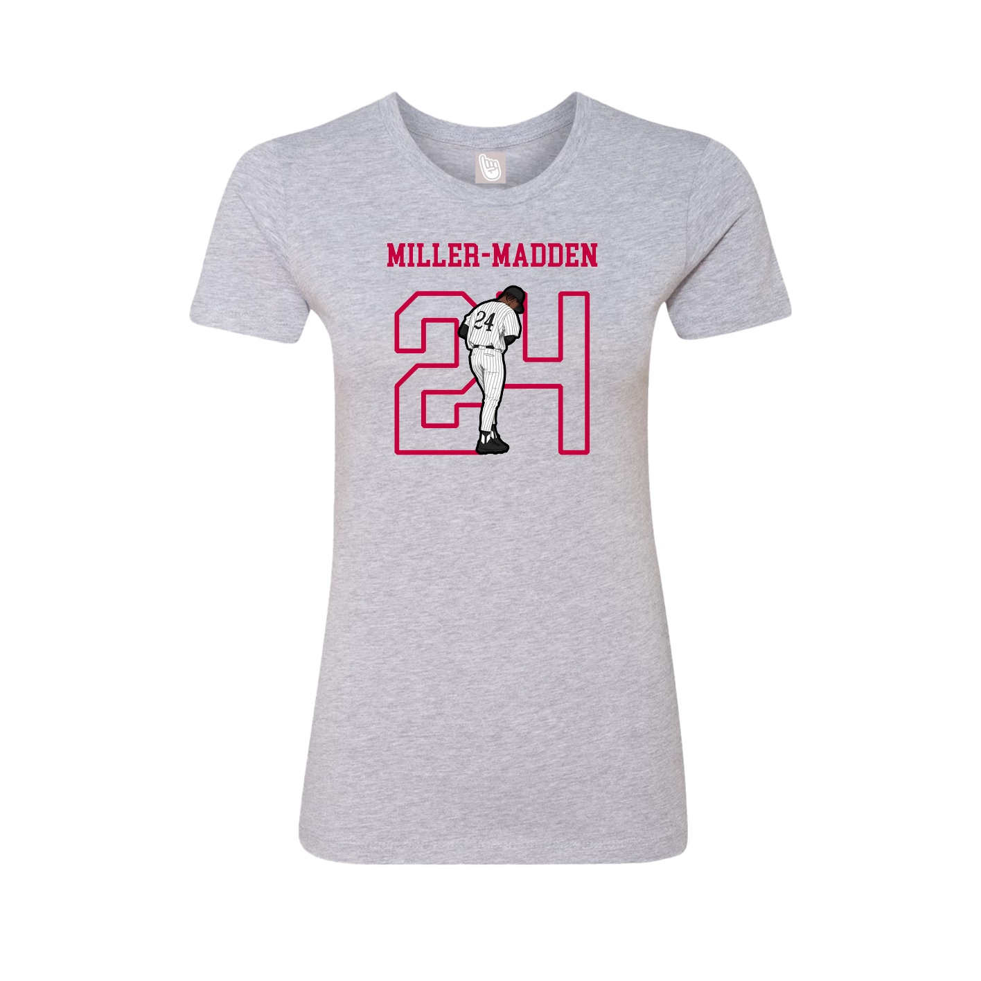 Fitted Women's Tee — Shirsey in Grey