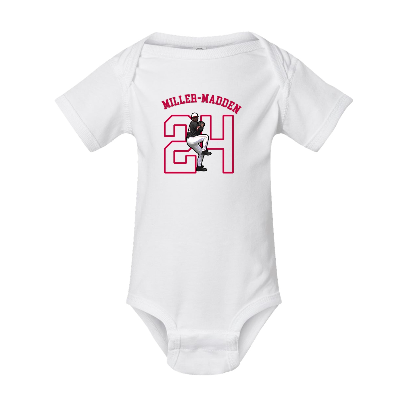 Baby Onesie — Shirsey Arch in White