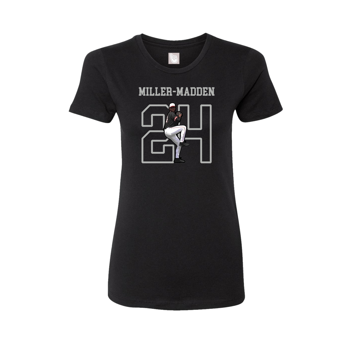 Fitted Women's Tee — Shirsey in Black