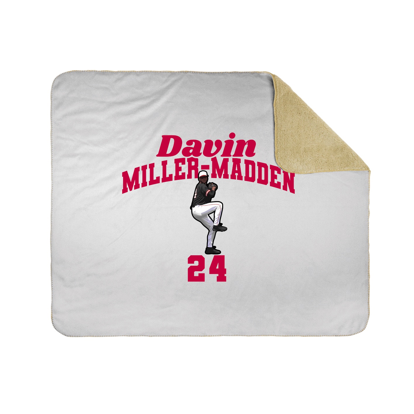 Throw Blanket — Signature Arch in White