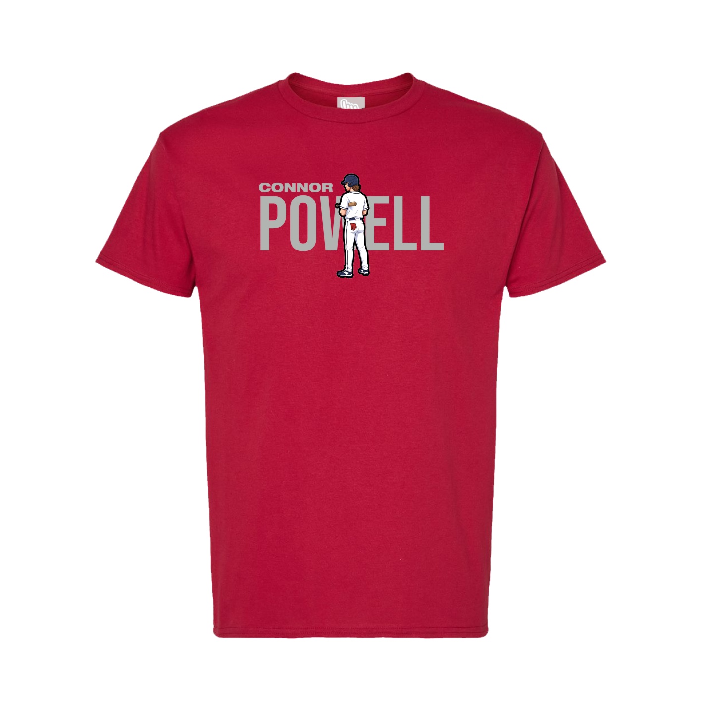 Tee — Player Name in Crimson