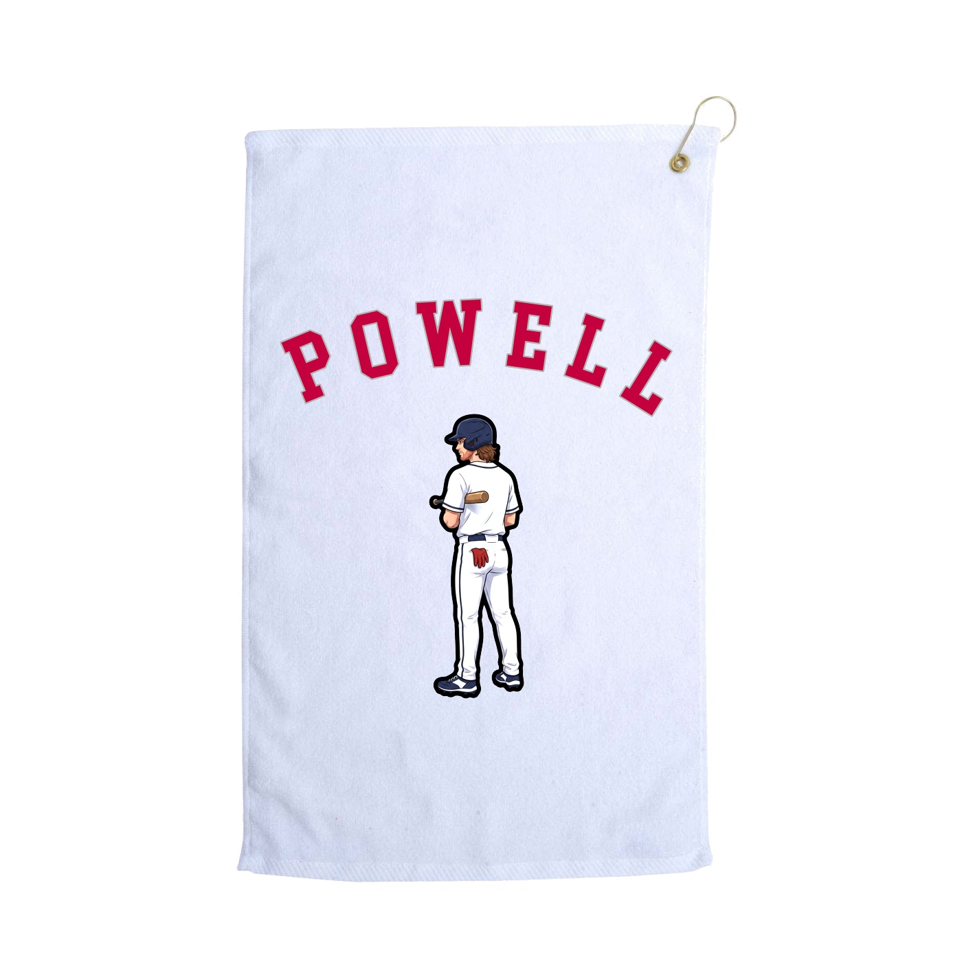 Golf Towel — Shirsey Arch in White