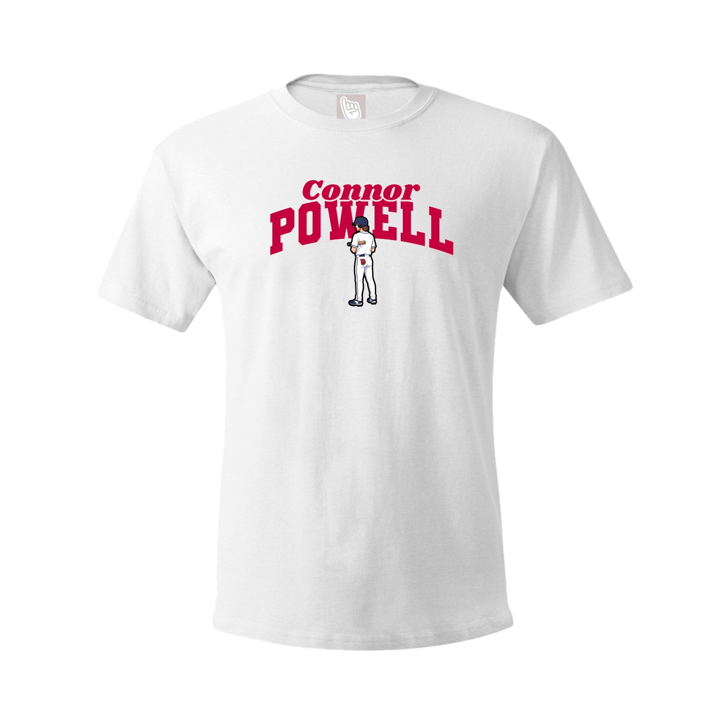 Youth Tee — Signature Arch in White