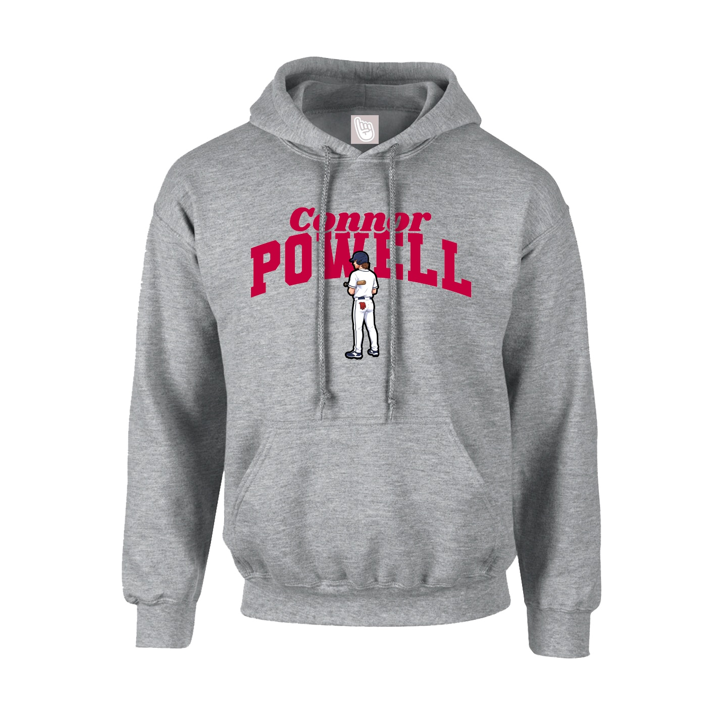 Hoodie — Signature Arch in Grey