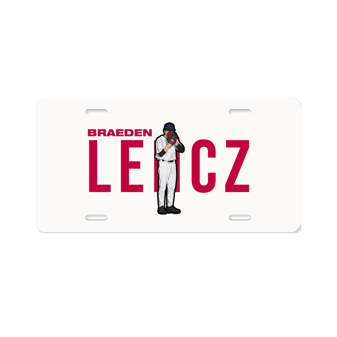 License Plate — Player Name in Classic