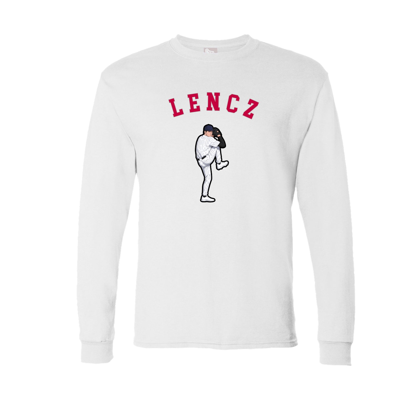 Long Sleeve Tee — Shirsey Arch in White