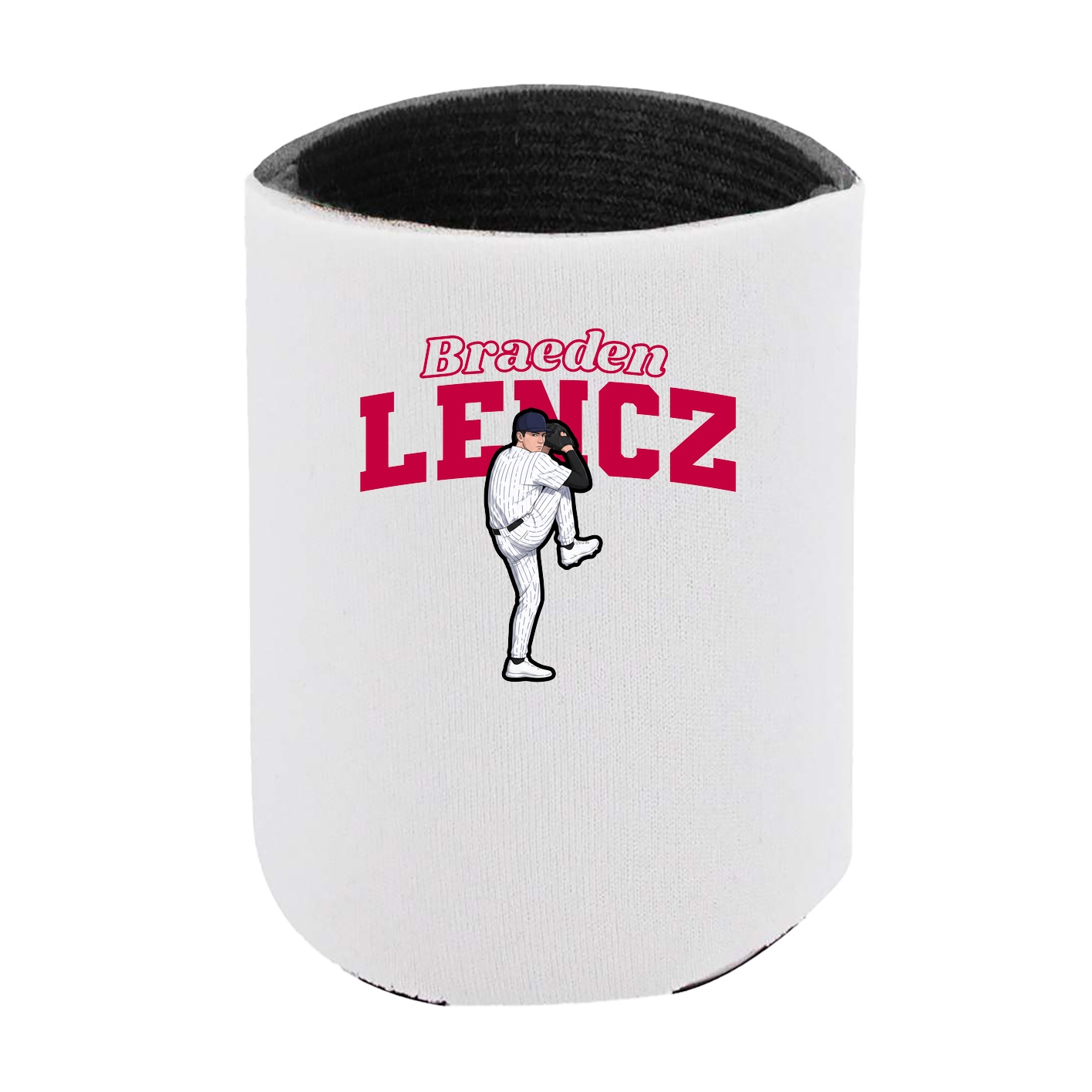 Can Holder — Name Arch in White