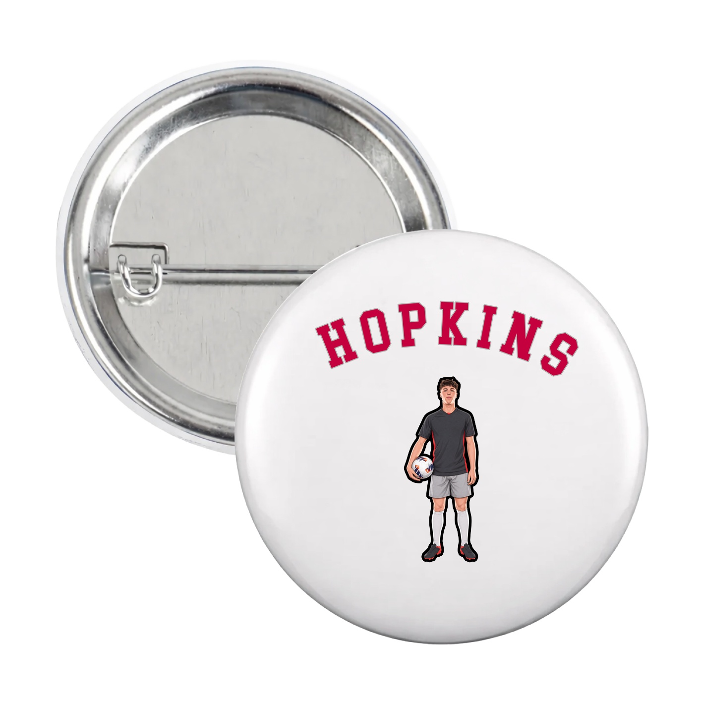 Game Day Button — Shirsey Arch in White
