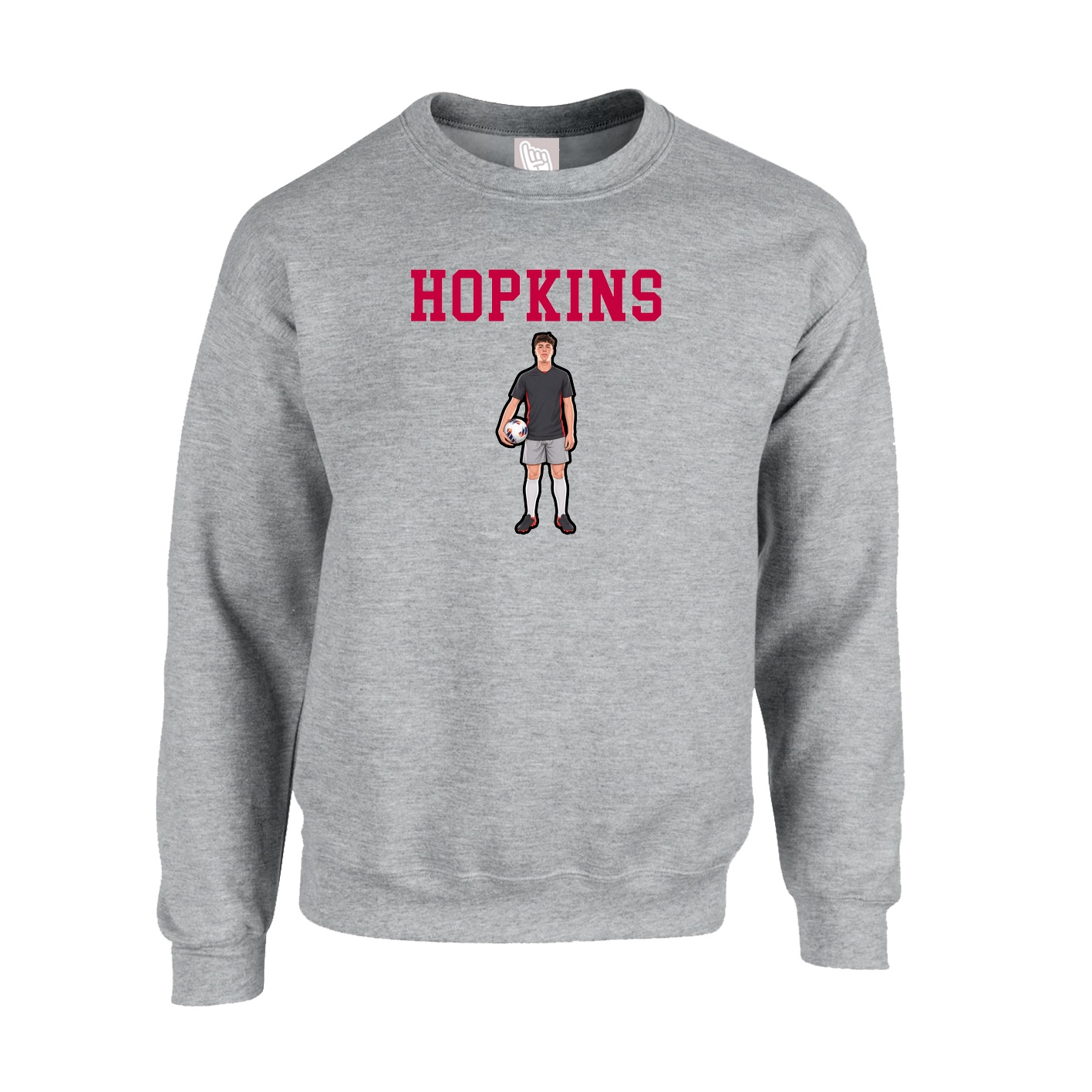 Fleece Crew — Shirsey in Grey