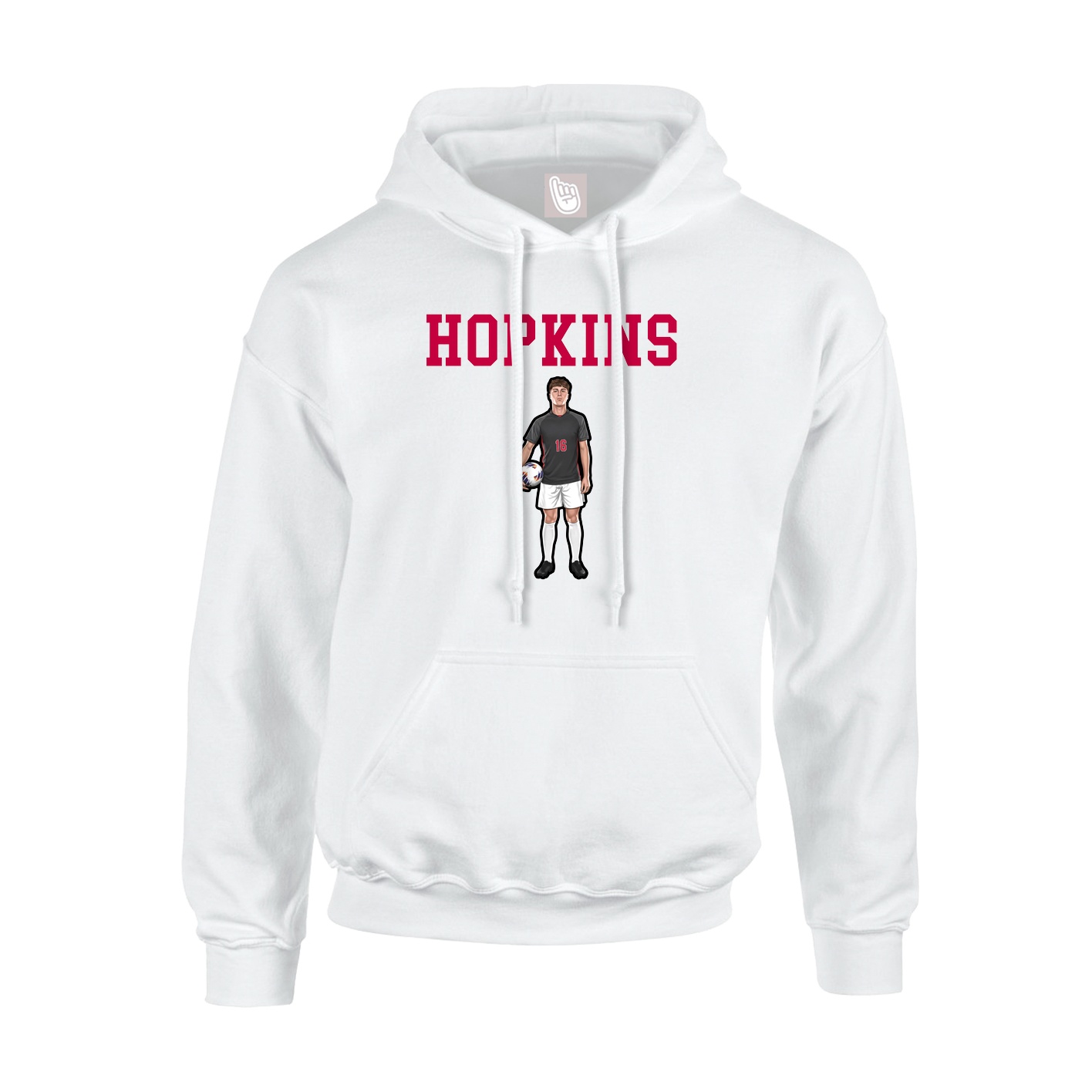 Hoodie — Shirsey in White