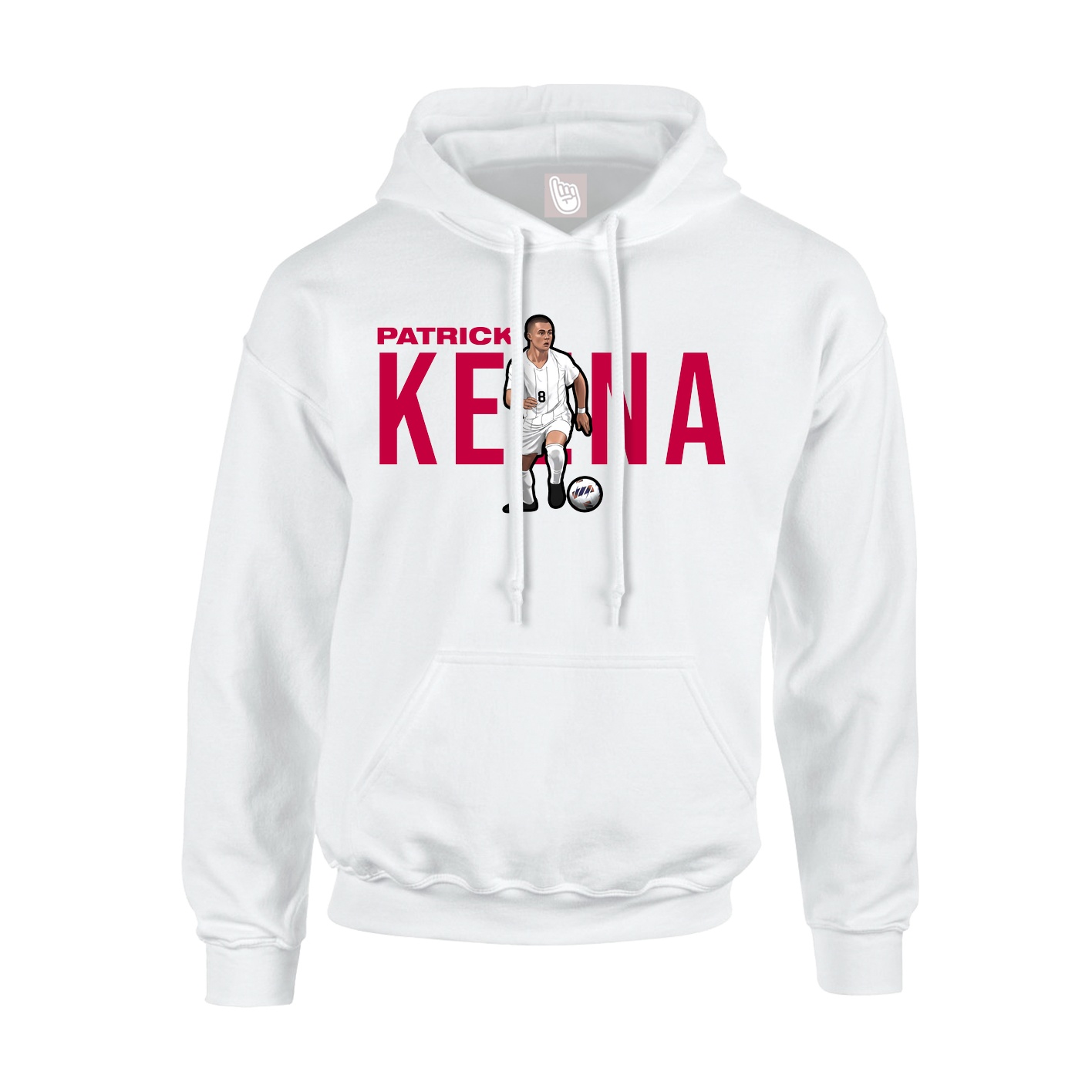 Hoodie — Player Name in White