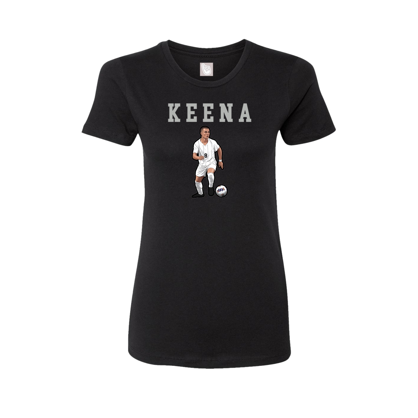 Fitted Women's Tee — Shirsey in Black