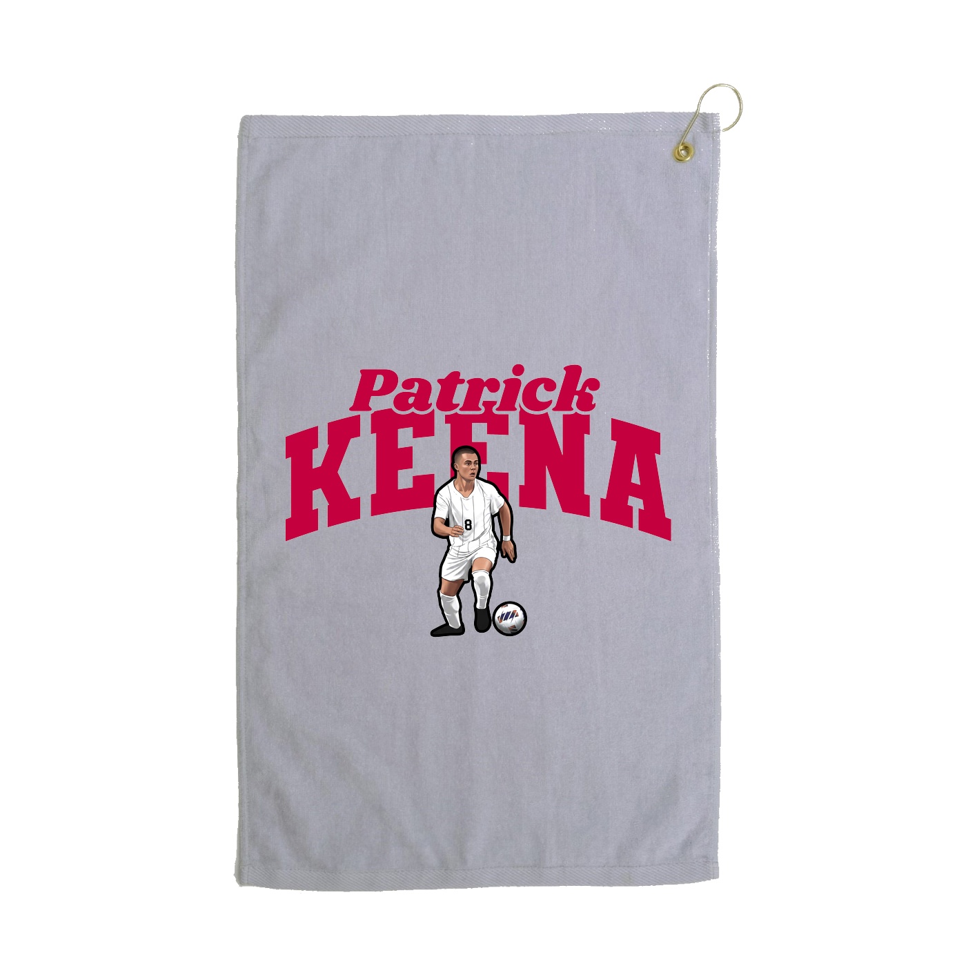 Golf Towel — Signature Arch in Grey