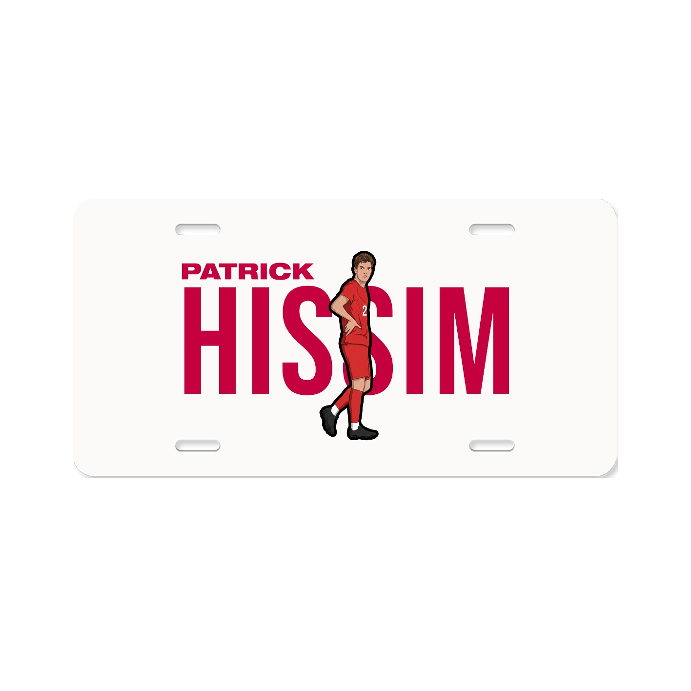 License Plate — Player Name in Classic