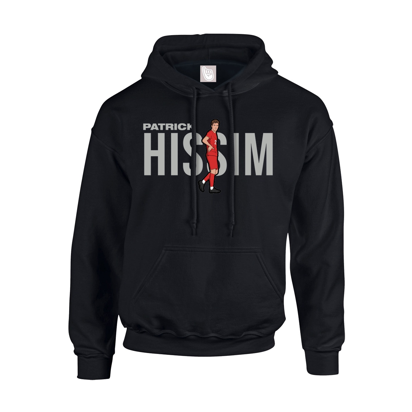 Hoodie — Player Name in Black