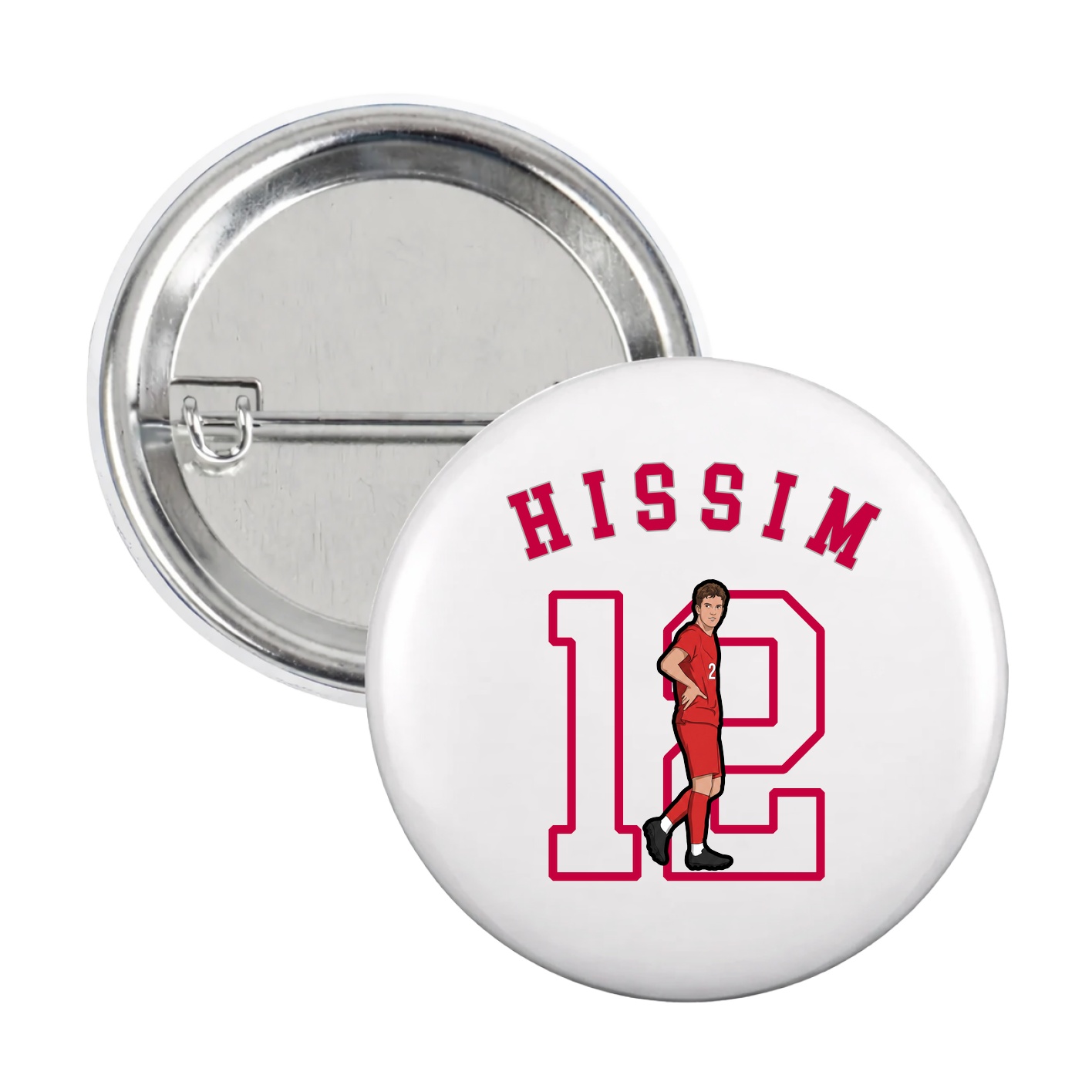 Game Day Button — Shirsey Arch in White