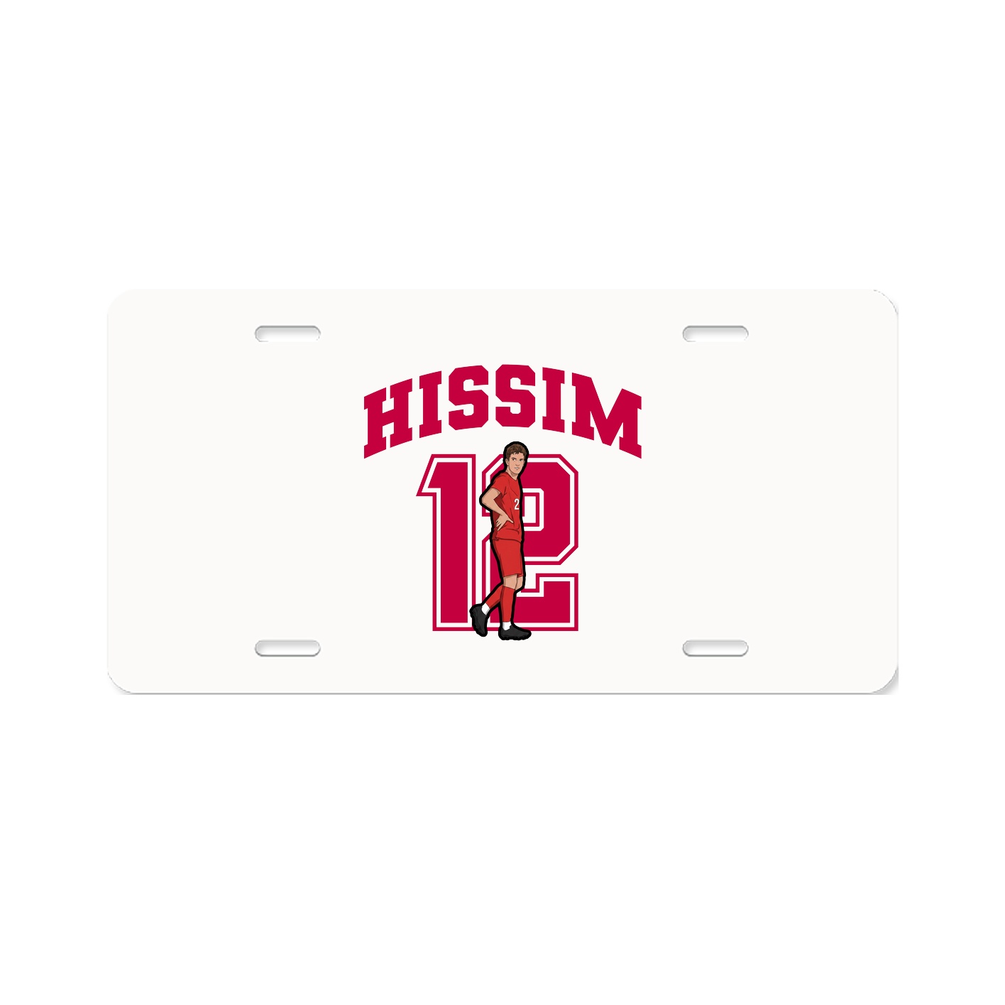 License Plate — Number in Classic
