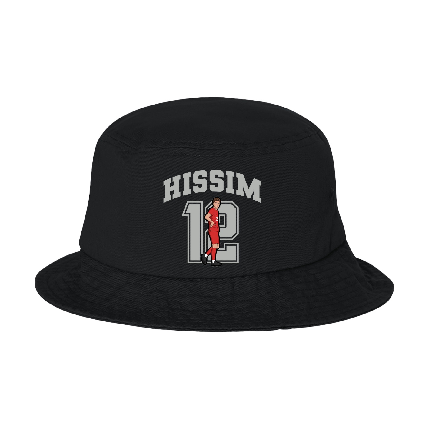 Bucket Cap — Number in Black
