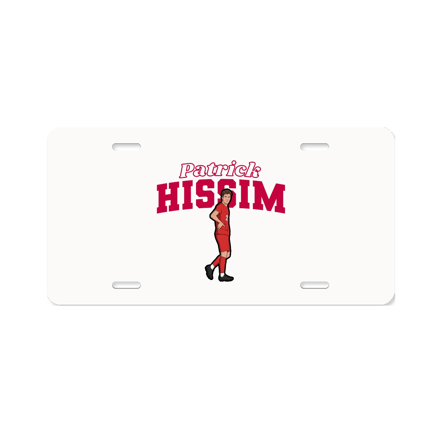 License Plate — Name Arch in Classic